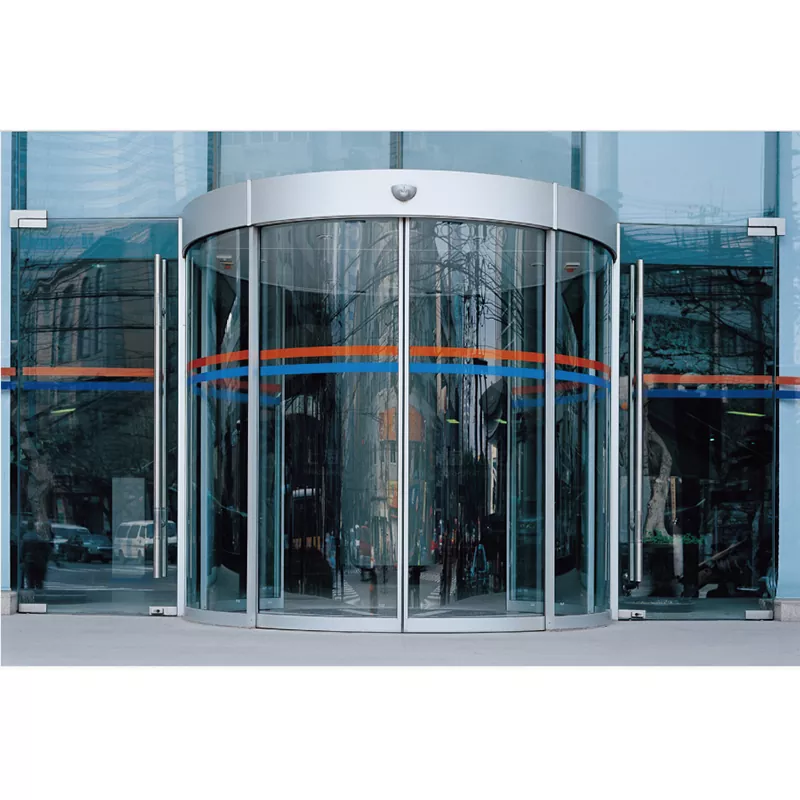 automatic revolving door